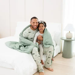 Best Kyte Baby Adult Quilted Blanket in 2.5 Thyme