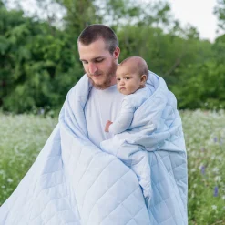 Online Kyte Baby Adult Quilted Blanket in 2.5 Mist