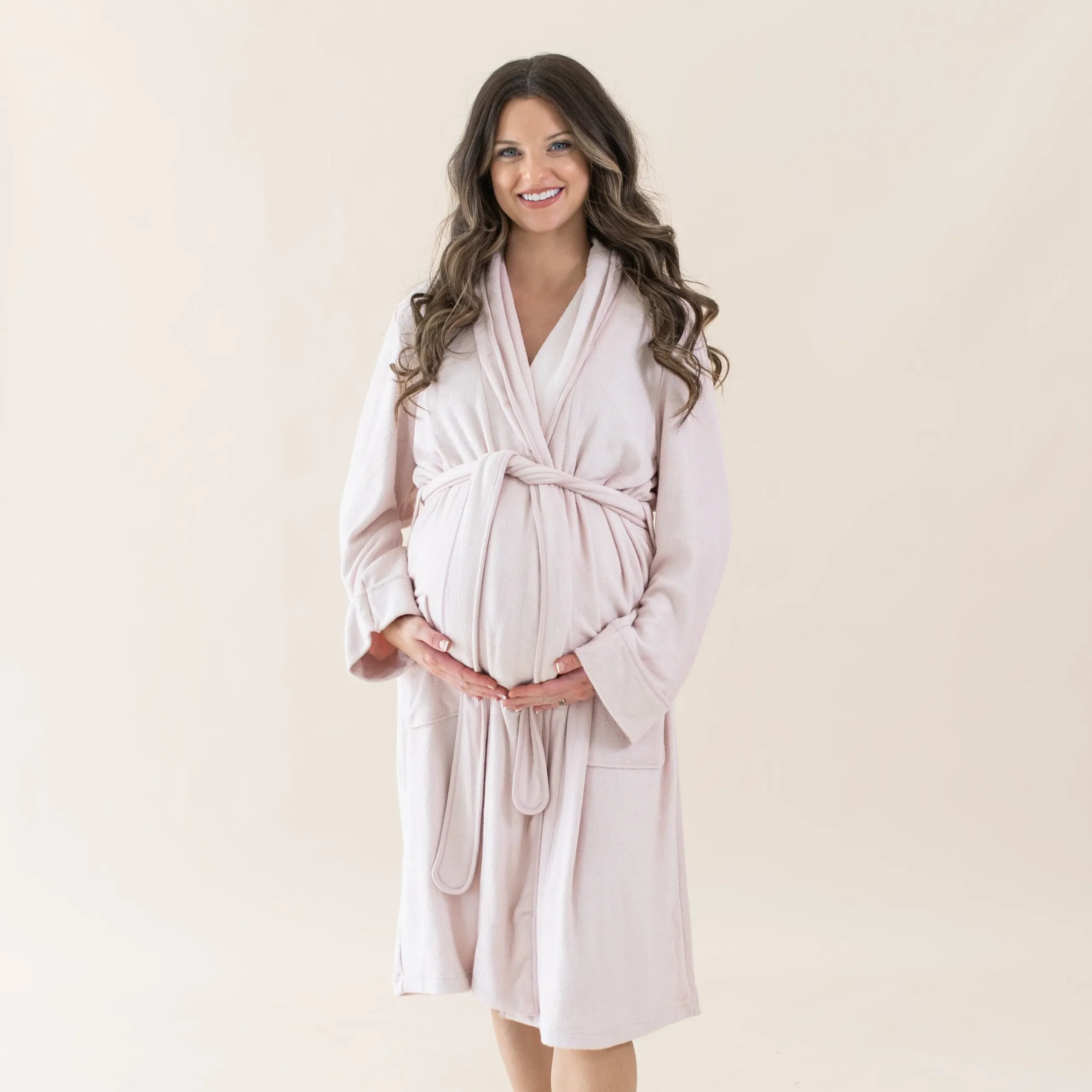 Kyte Baby Adult Robe in Blush