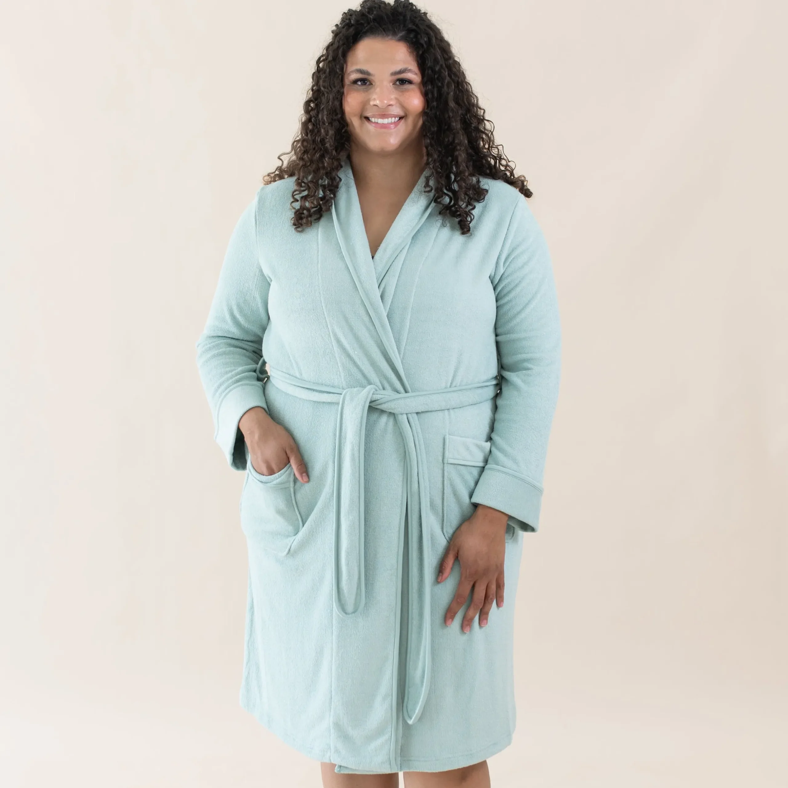 Clearance Kyte Baby Adult Robe in Sage