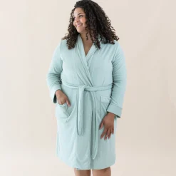 Clearance Kyte Baby Adult Robe in Sage