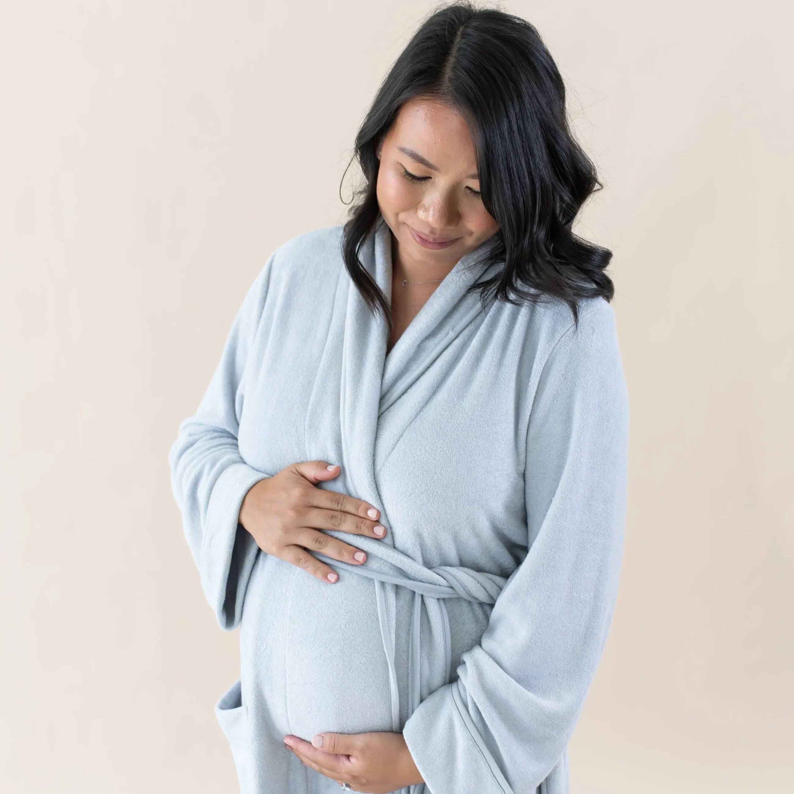 Clearance Kyte Baby Adult Robe in Storm
