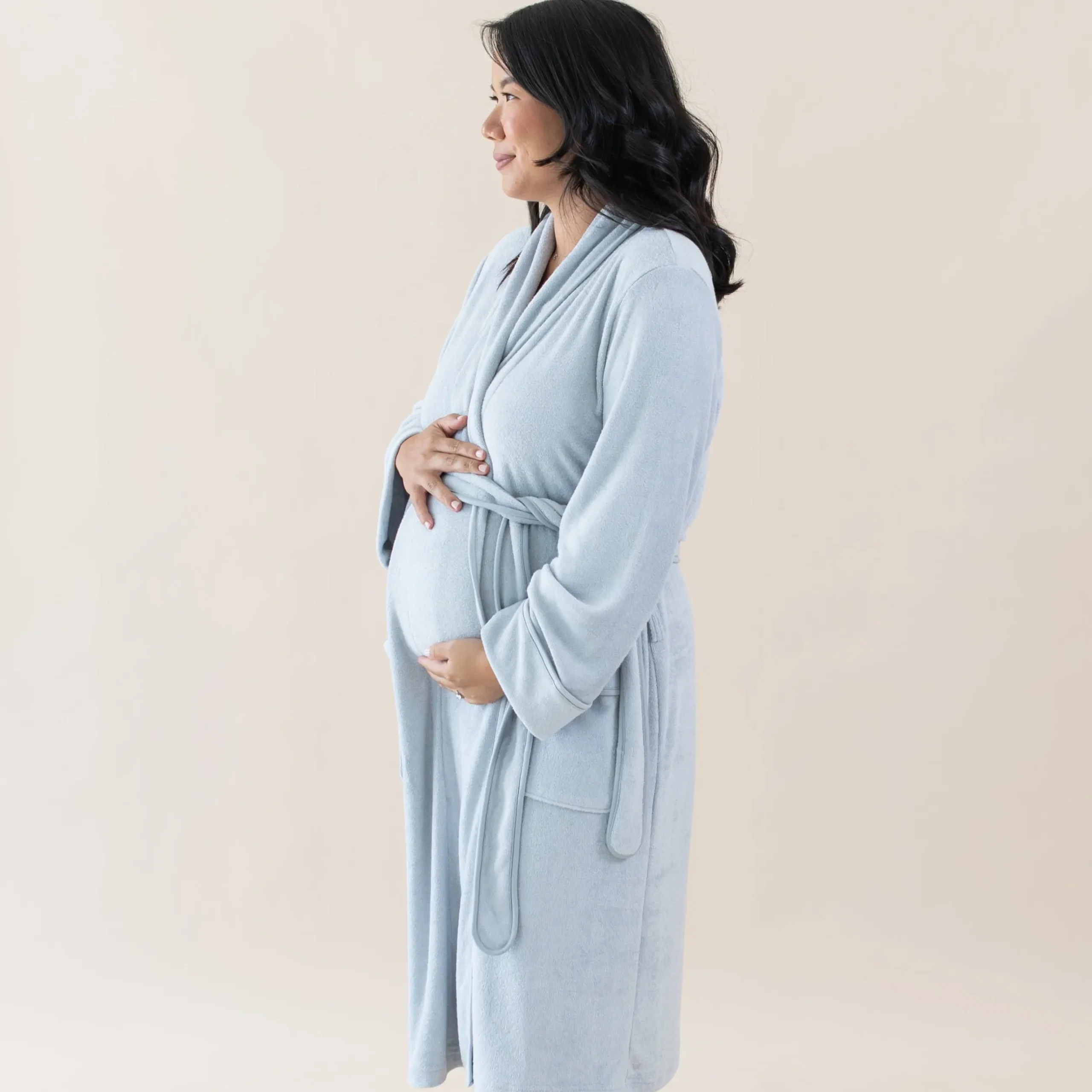 Clearance Kyte Baby Adult Robe in Storm