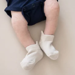 Outlet Kyte Baby Ankle Socks Combo 5-Pack in Neutral Neutral: Cloud/Oat/Storm/Sage/Midnight