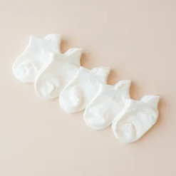 Best Kyte Baby Ankle Socks Combo 5-Pack in Cloud