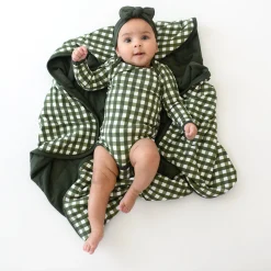 Online Kyte Baby Baby Blanket in Gingham Fir