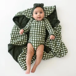 Online Kyte Baby Baby Blanket in Gingham Fir