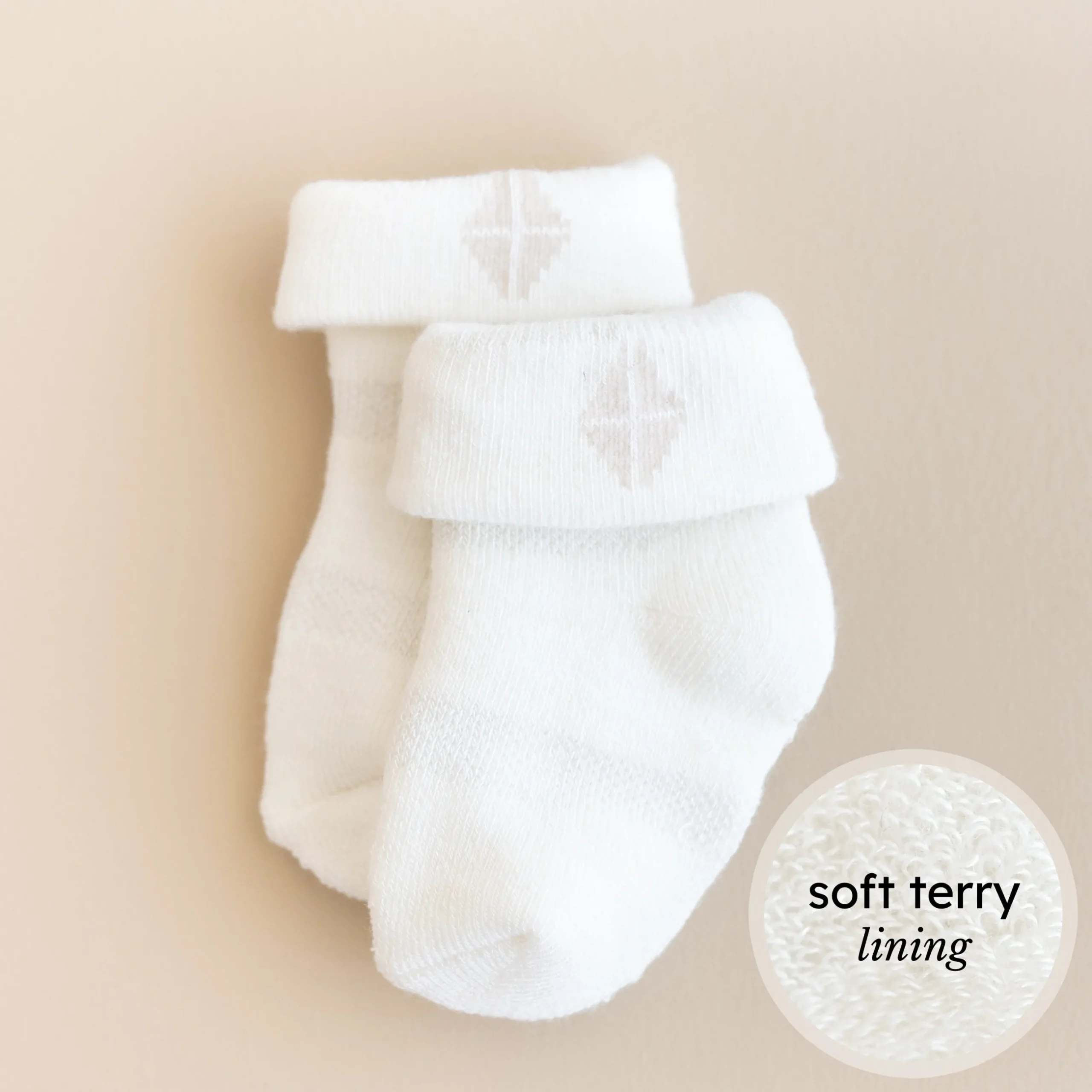 New Kyte Baby Baby 3-Pack Socks in Cloud