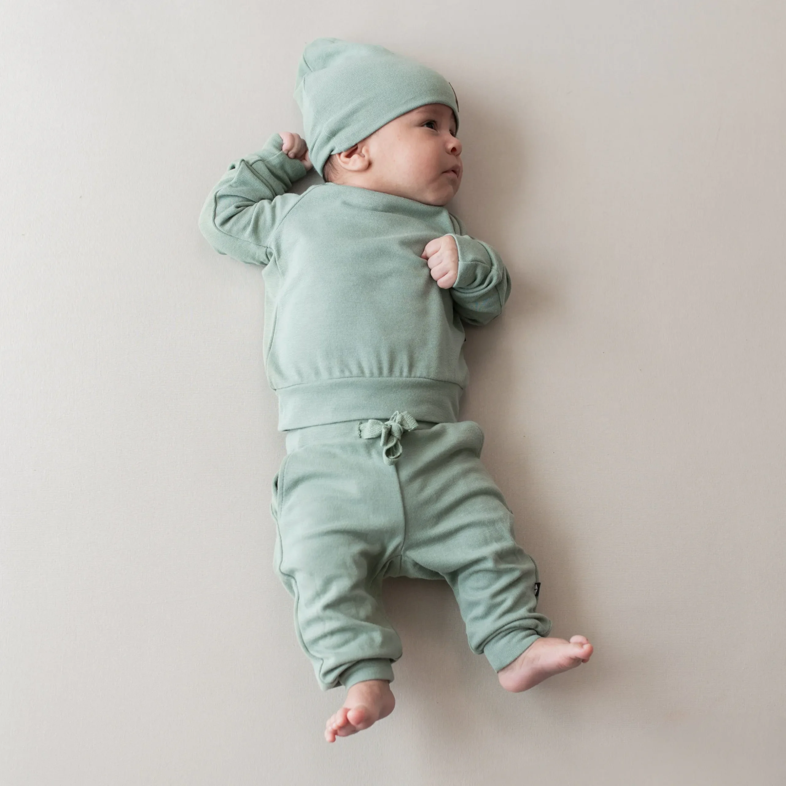 Online Kyte Baby Bamboo Jersey Beanie in Thyme