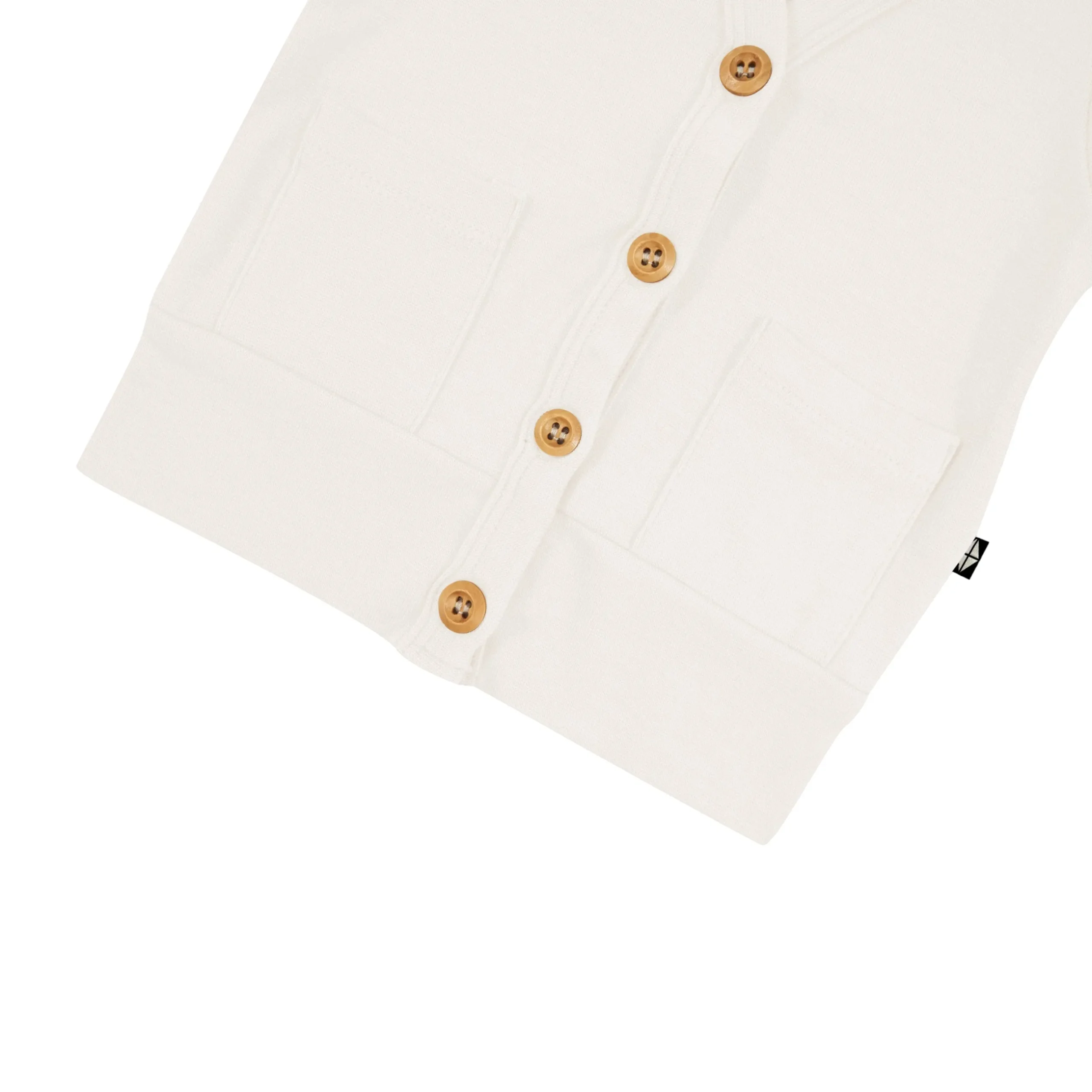 Hot Kyte Baby Bamboo Jersey Cardigan in Oat