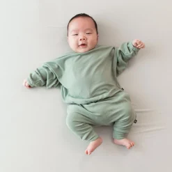 Kyte Baby Bamboo Jersey Harem Pants in Thyme
