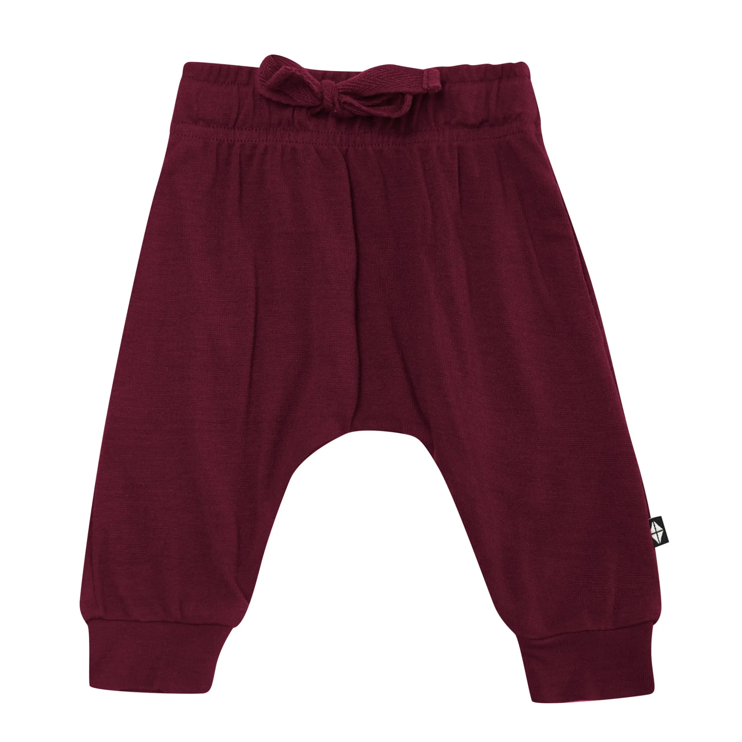 Kyte Baby Bamboo Jersey Harem Pants in Burgundy