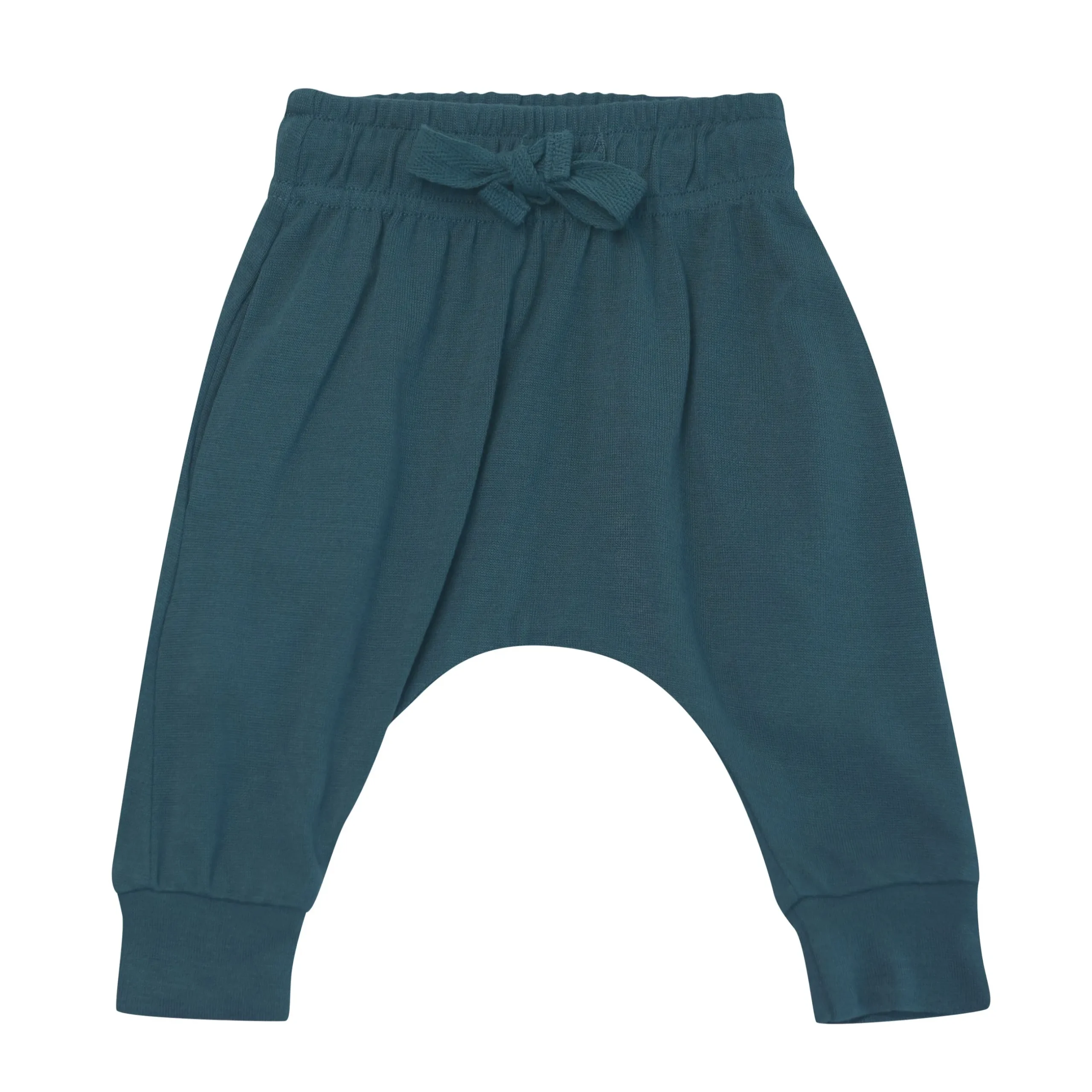 Hot Kyte Baby Bamboo Jersey Harem Pants in Atlantic