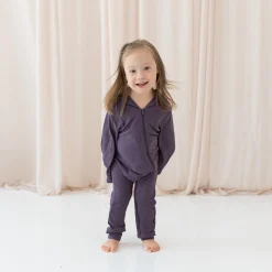 Discount Kyte Baby Bamboo Jersey Hooded Zippered Romper in Currant