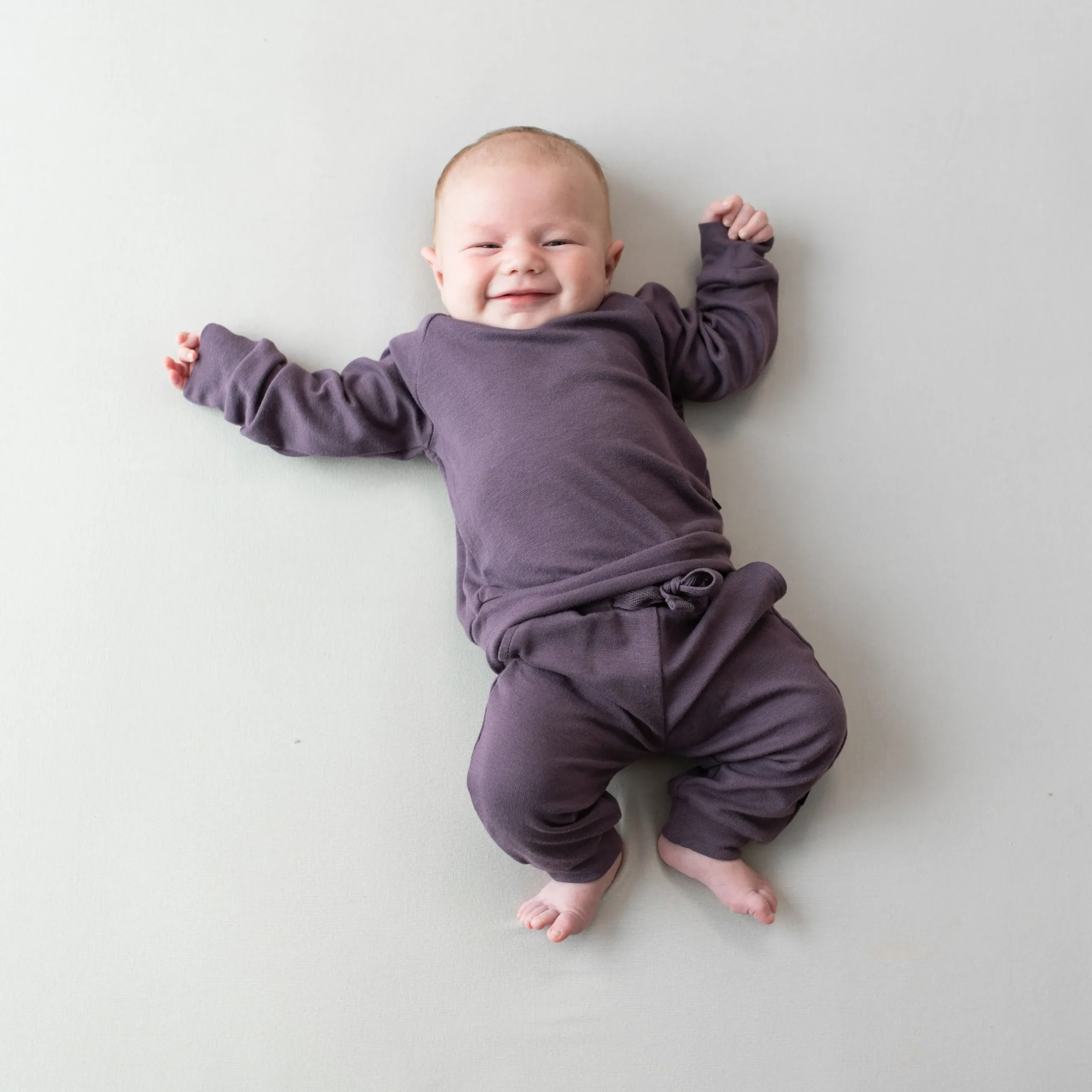 Outlet Kyte Baby Bamboo Jersey Jogger Set in Currant