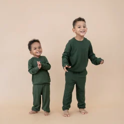 Online Kyte Baby Bamboo Jersey Jogger Set in Fir