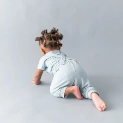 Outlet Kyte Baby Bamboo Jersey Overall in Fog