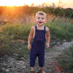 Kyte Baby Bamboo Jersey Overall in Tahoe