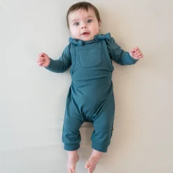 Kyte Baby Bamboo Jersey Overall in Atlantic