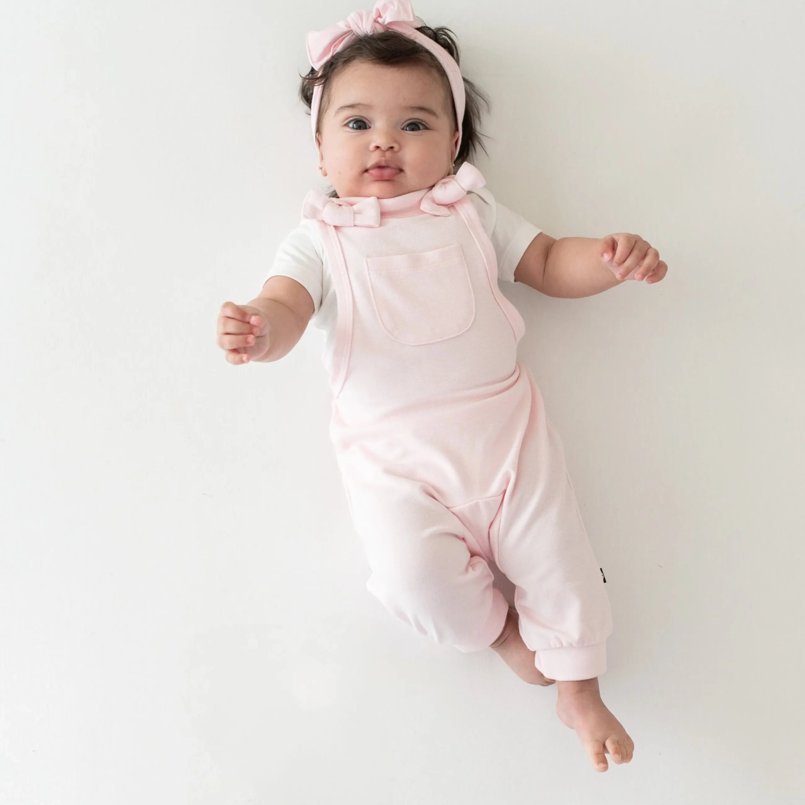 Clearance Kyte Baby Bamboo Jersey Overall in Sakura