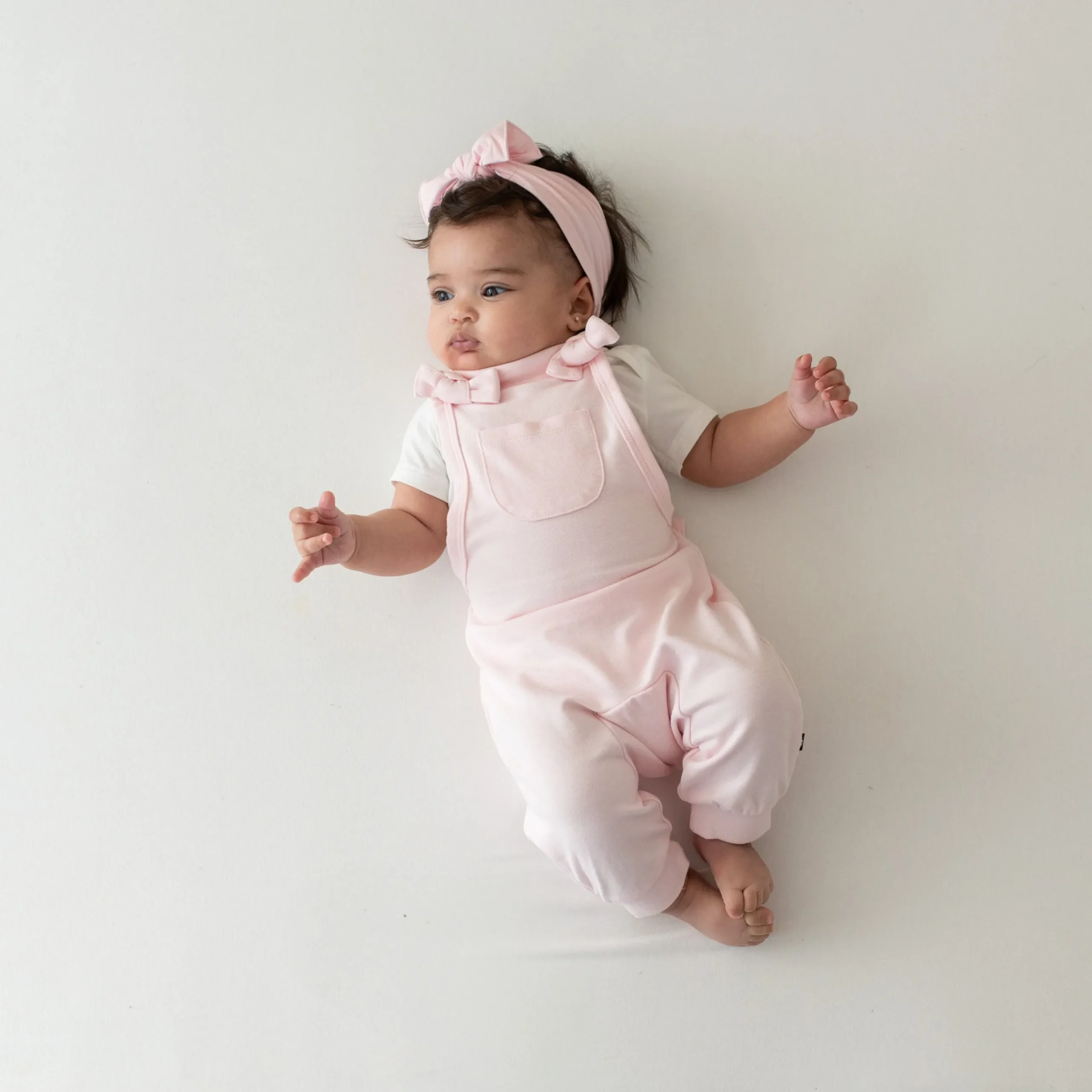Clearance Kyte Baby Bamboo Jersey Overall in Sakura