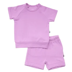 Online Kyte Baby Bamboo Jersey Short Sleeve Jogger Set in Poi