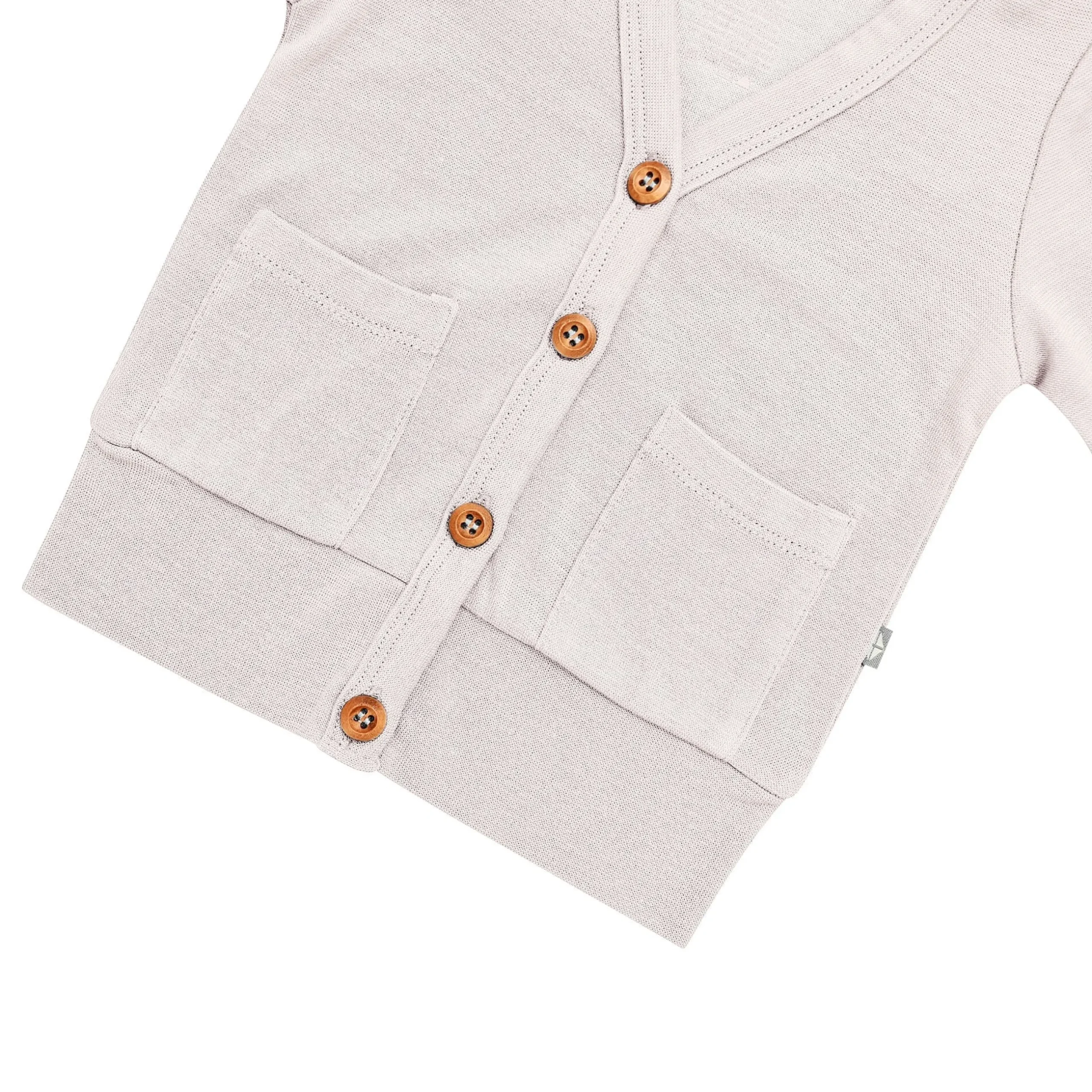 Online Kyte Baby Bamboo Jersey Toddler Cardigan in Oat