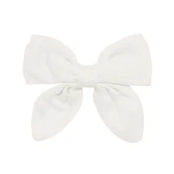 Sale Kyte Baby Bamboo Muslin Alligator Clip Bow in Oat