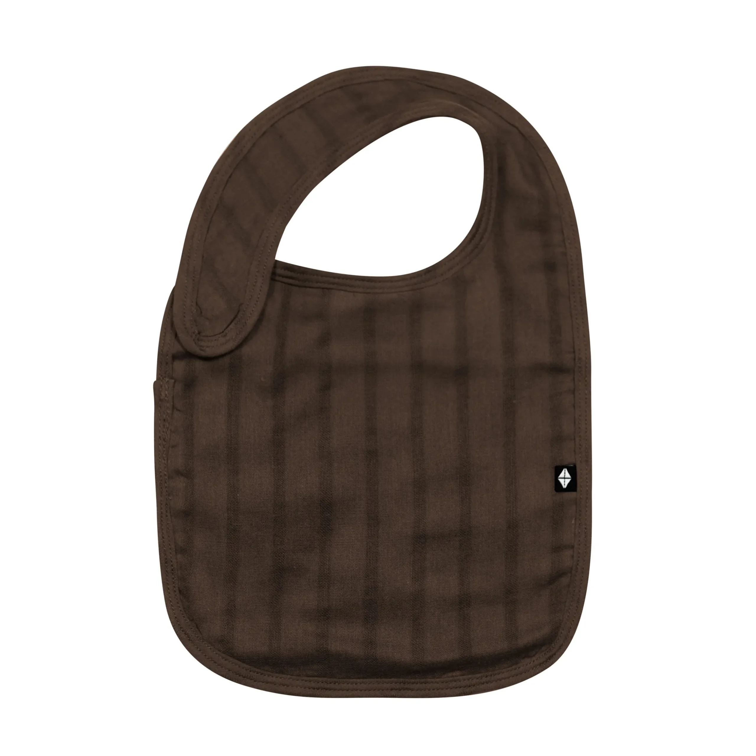 Best Kyte Baby Bamboo Muslin Bib in Espresso