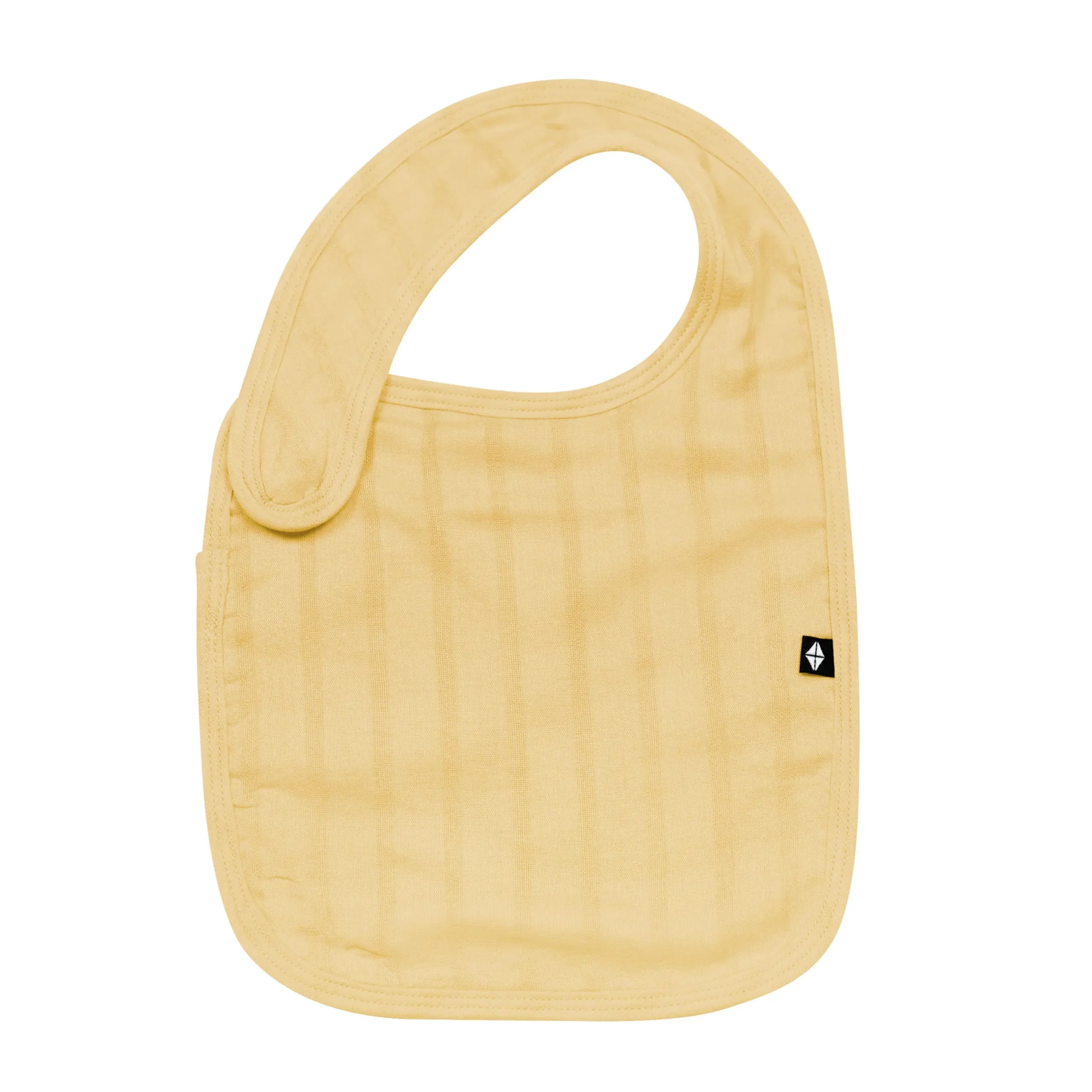 New Kyte Baby Bamboo Muslin Bib in Sandcastle