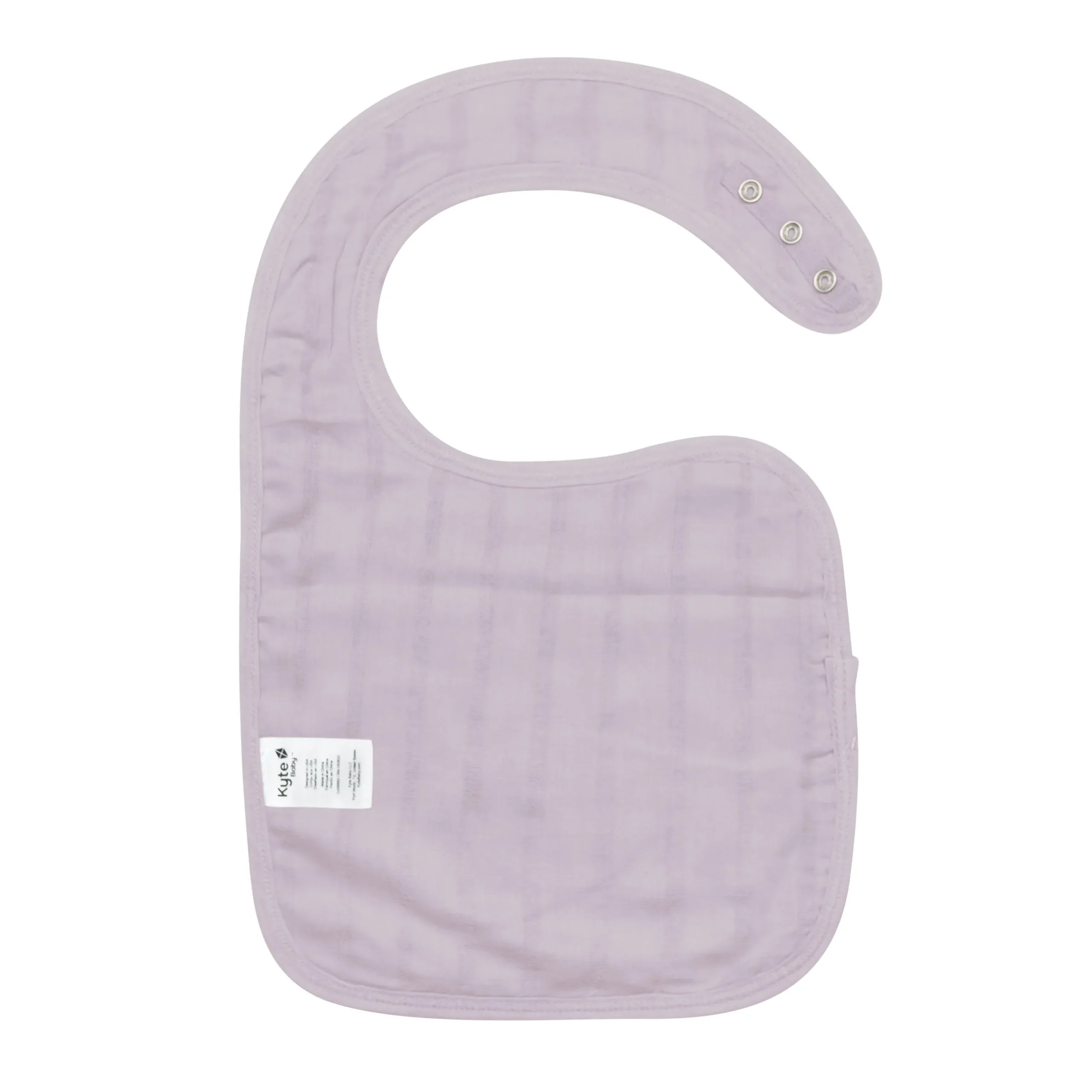 Discount Kyte Baby Bamboo Muslin Bib in Wisteria