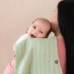 New Kyte Baby Bamboo Muslin Burp Cloth in Jojoba