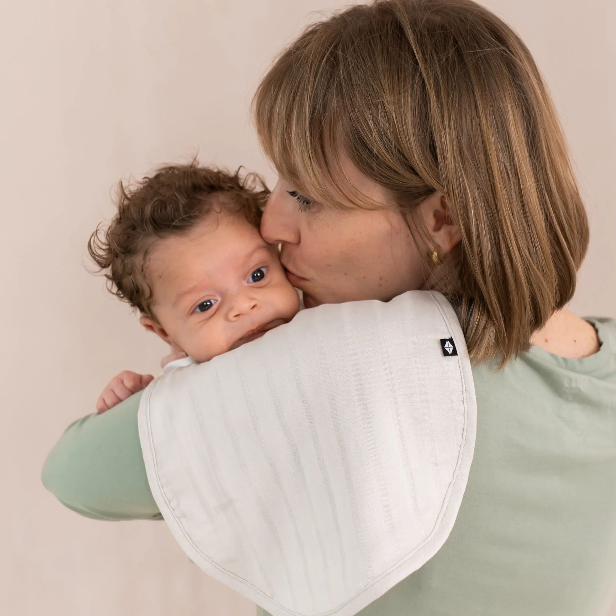 Outlet Kyte Baby Bamboo Muslin Burp Cloth in Oat