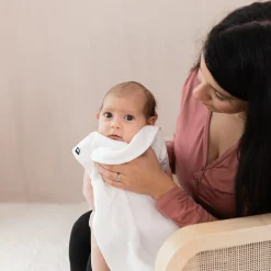 Hot Kyte Baby Bamboo Muslin Burp Cloth in Cloud
