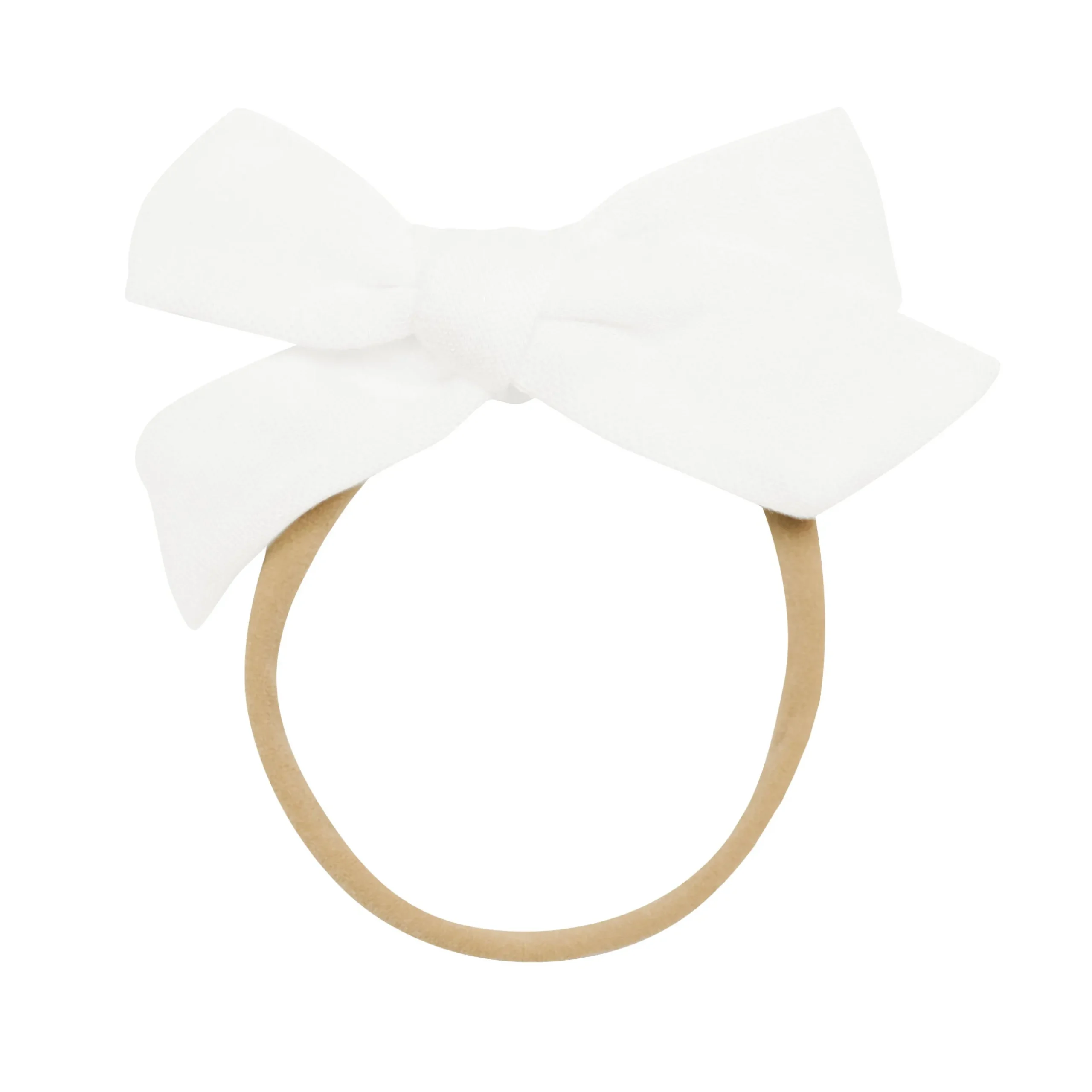 Outlet Kyte Baby Bamboo Muslin Medium Bow in Cloud