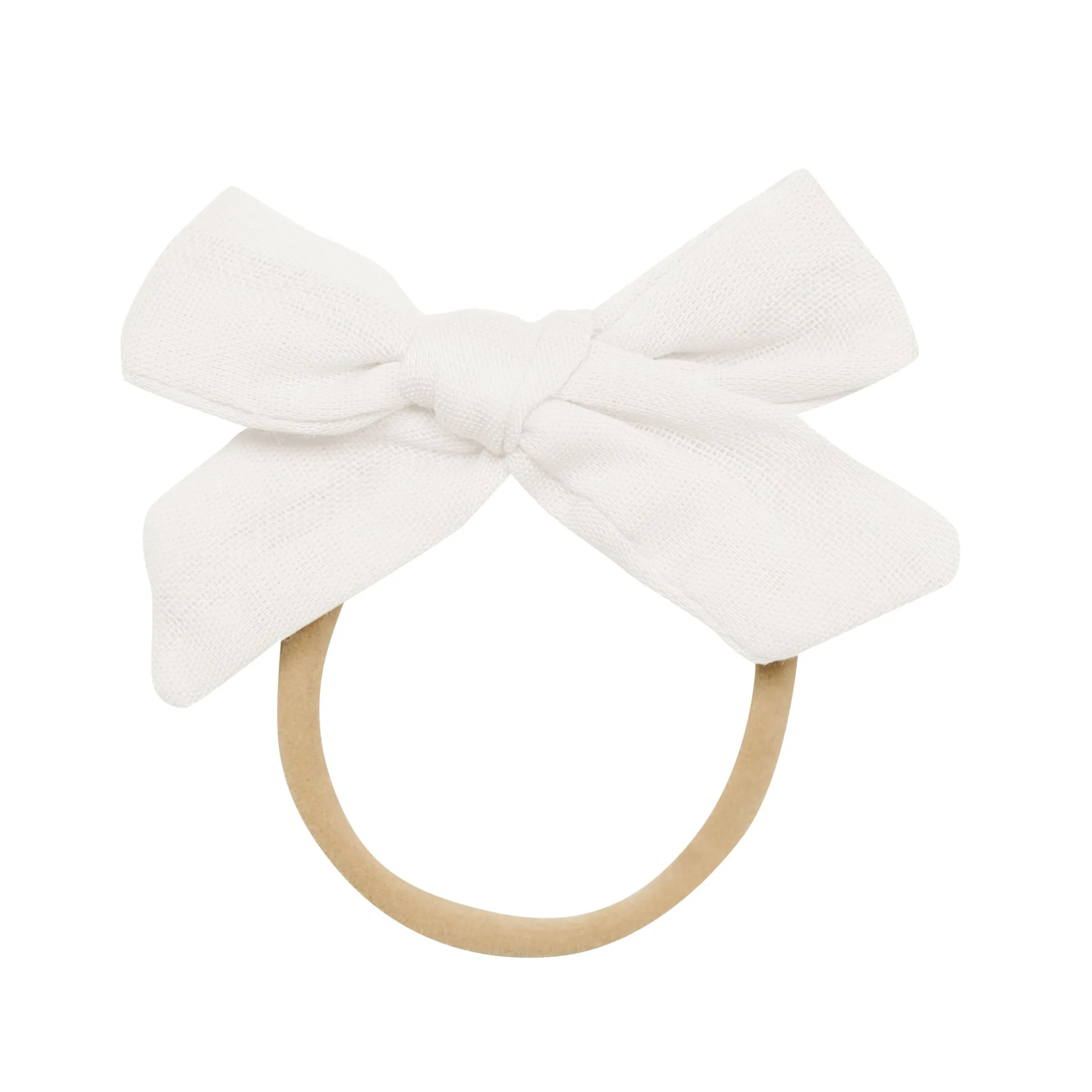 Discount Kyte Baby Bamboo Muslin Medium Bow in Oat