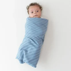 Clearance Kyte Baby Bamboo Muslin Swaddle Blanket in Slate