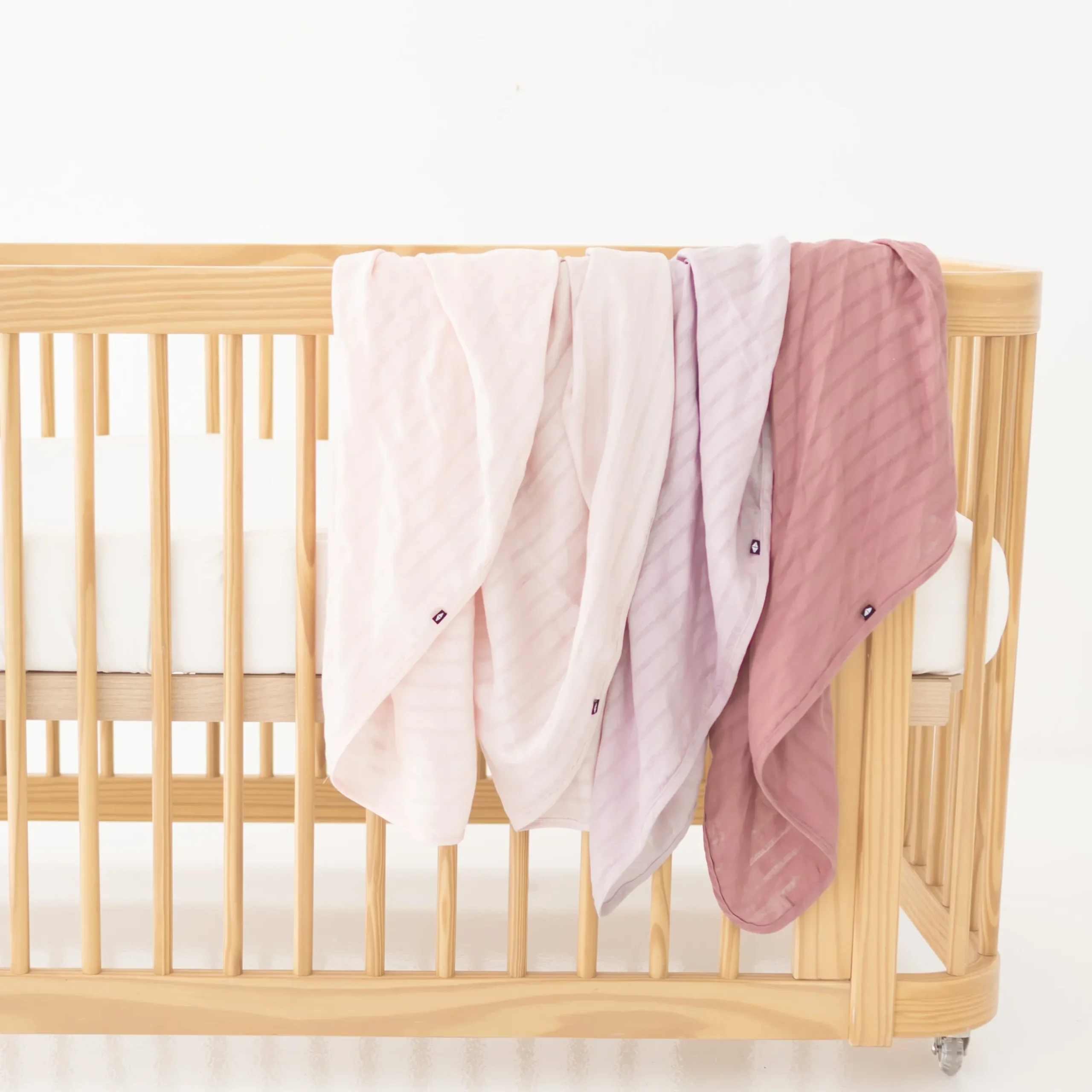 Kyte Baby Bamboo Muslin Swaddle Blanket in Blush