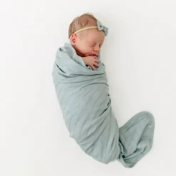 Best Kyte Baby Bamboo Muslin Swaddle Blanket in Mist