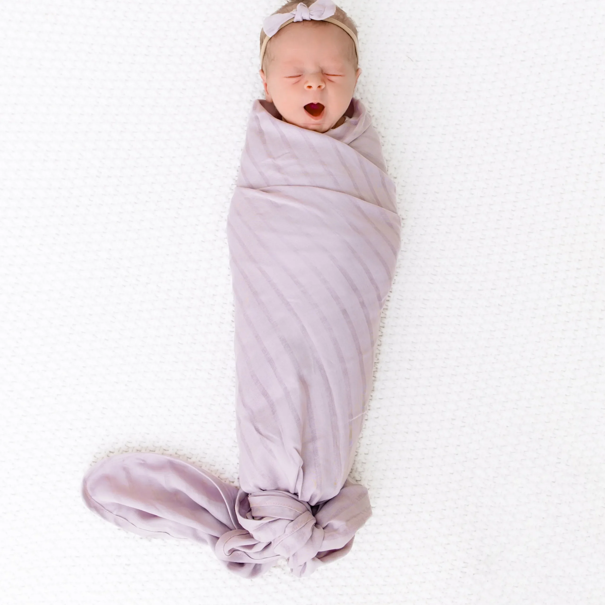 New Kyte Baby Bamboo Muslin Swaddle Blanket in Wisteria