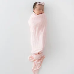 Clearance Kyte Baby Bamboo Muslin Swaddle Blanket in Ballet