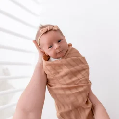 Sale Kyte Baby Bamboo Muslin Swaddle Blanket in Fawn