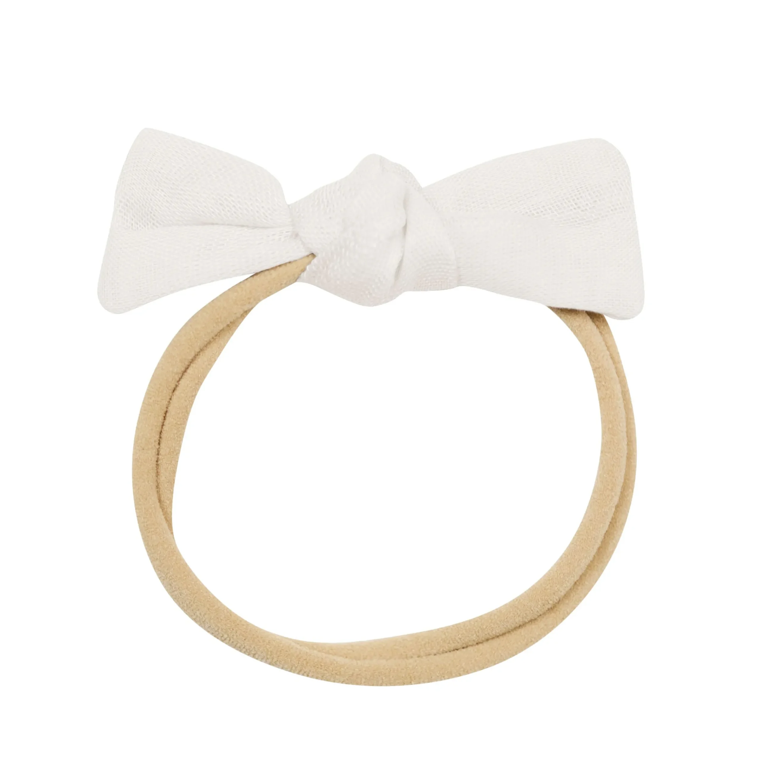 Sale Kyte Baby Bamboo Muslin Tiny Bow in Oat