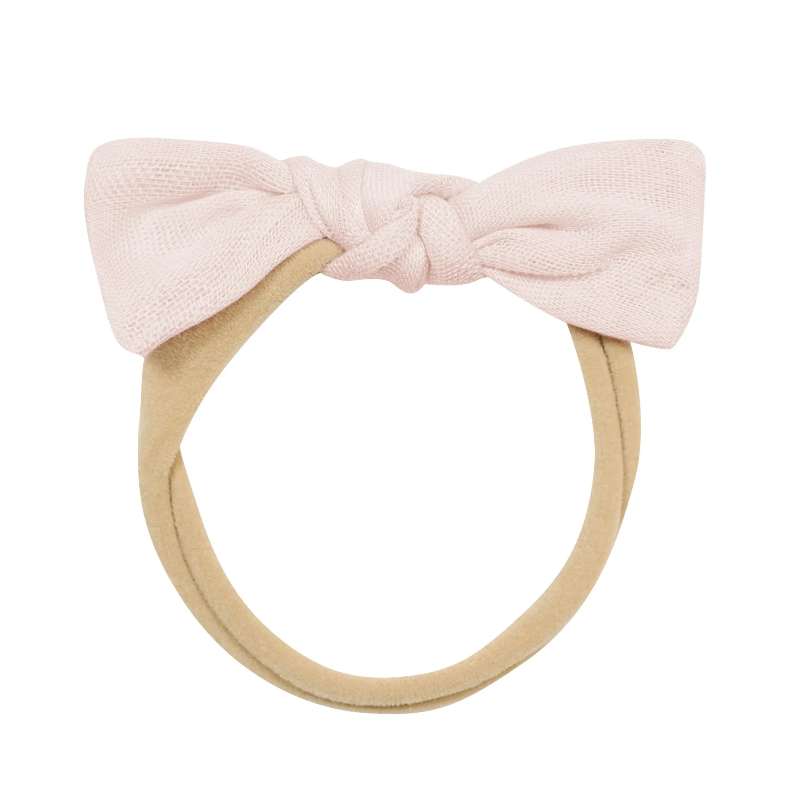 Discount Kyte Baby Bamboo Muslin Tiny Bow in Blush
