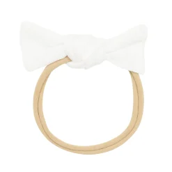 Sale Kyte Baby Bamboo Muslin Tiny Bow in Cloud