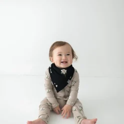 Kyte Baby Bib in Big Midnight Magnolia