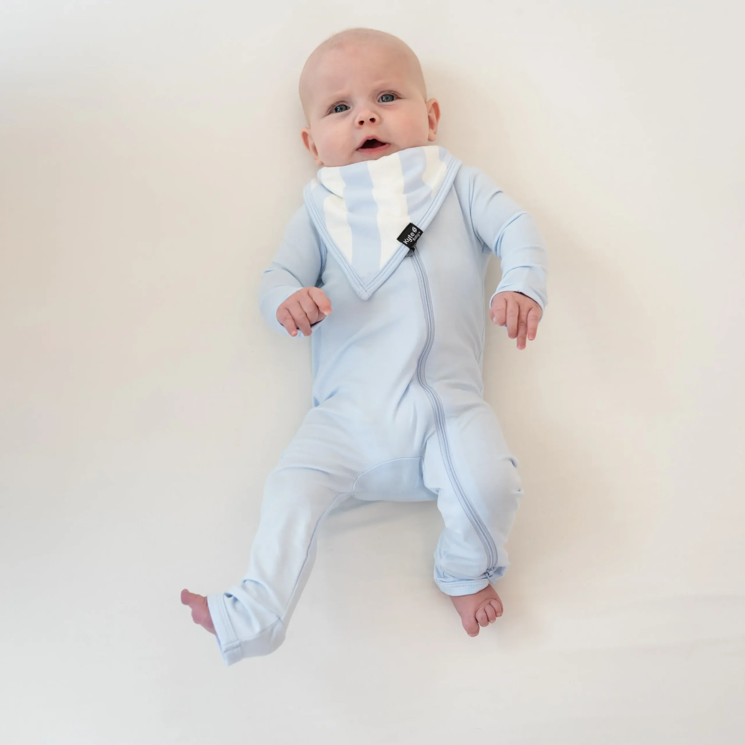 Kyte Baby Bib in Big Mist Stripe