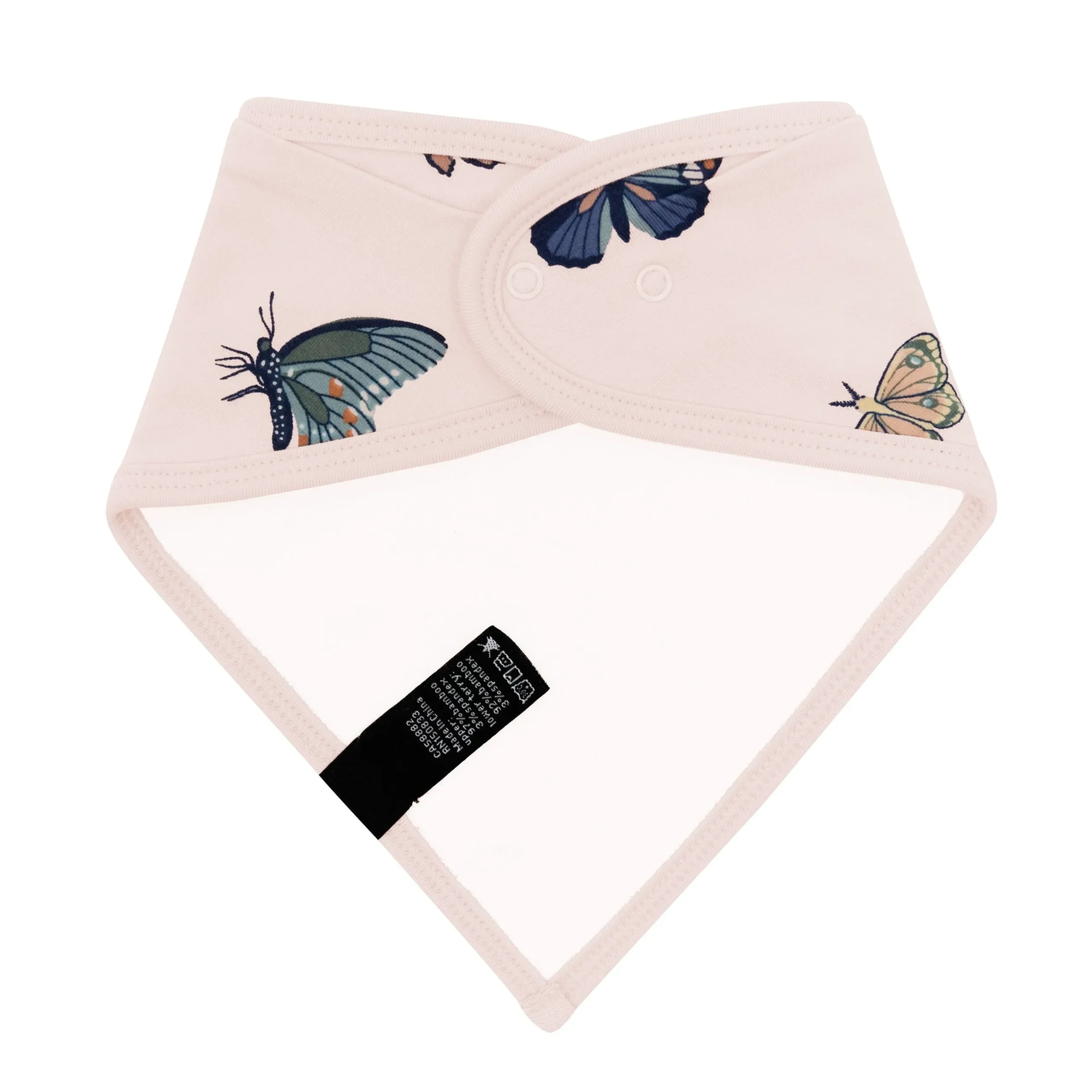 Outlet Kyte Baby Bib in Blush Butterfly