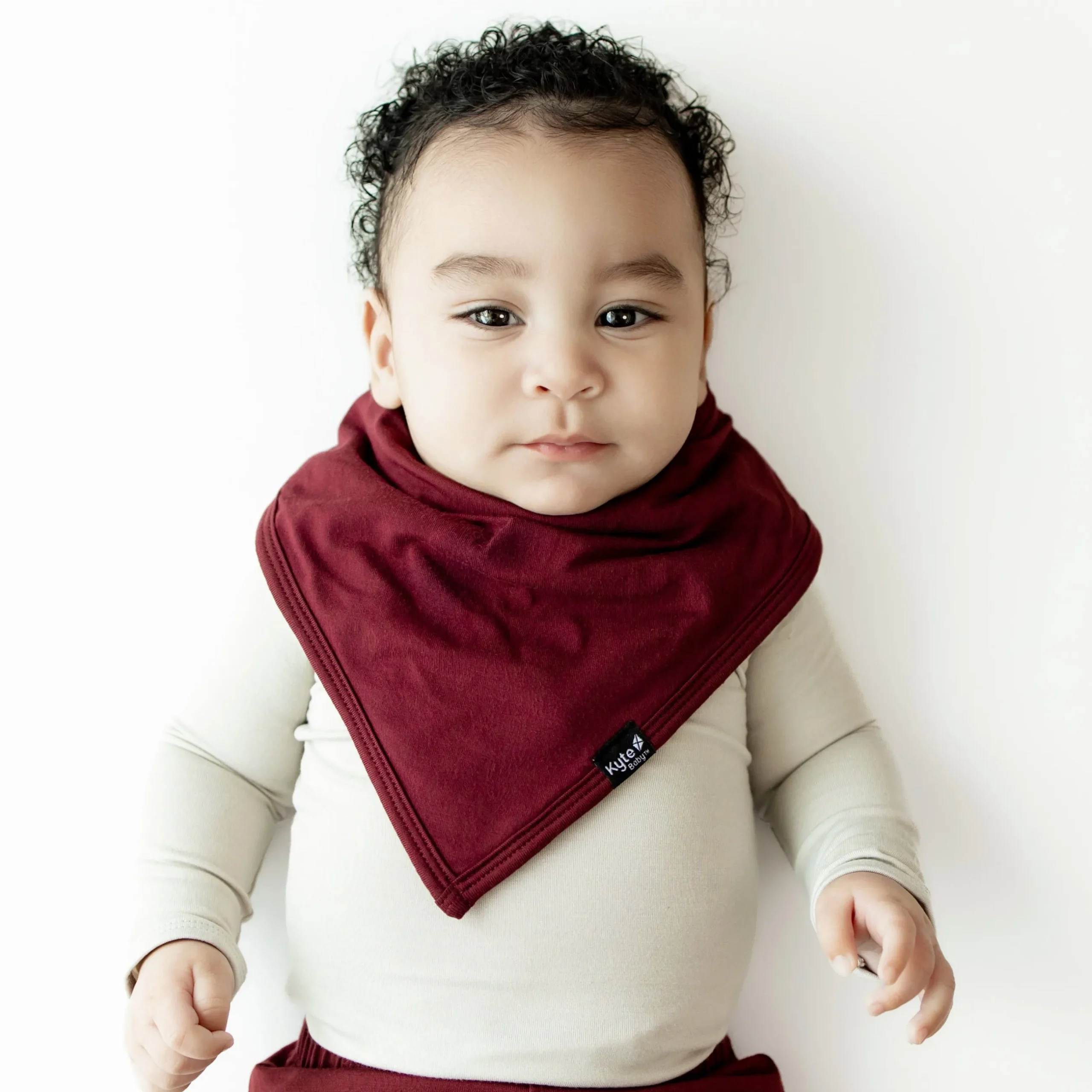 Sale Kyte Baby Bib in Burgundy
