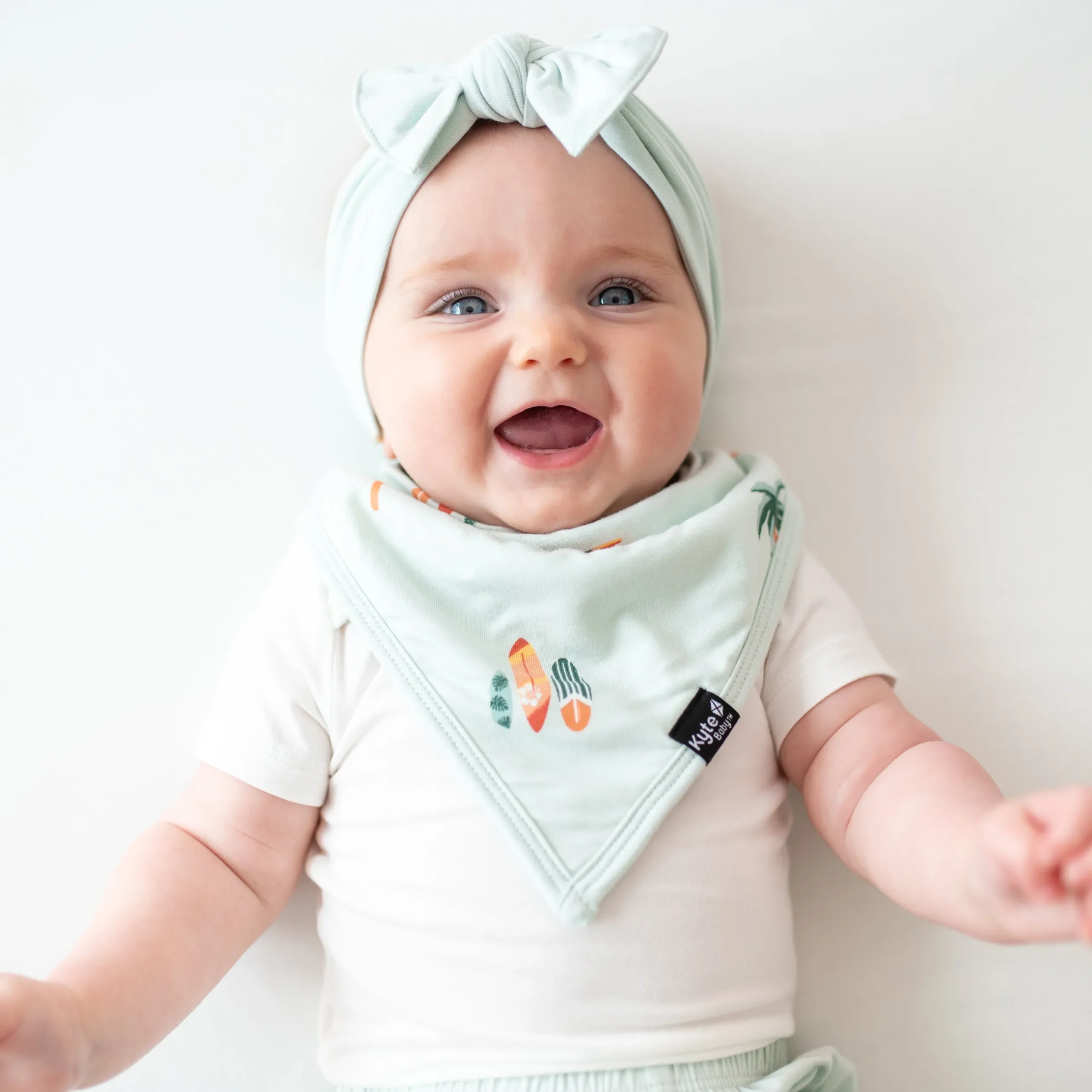 New Kyte Baby Bib in Dew Surf